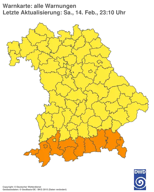 Aktuelle Wetterwarnungen für %region%
