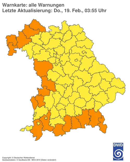 Aktuelle Wetterwarnungen für %region%
