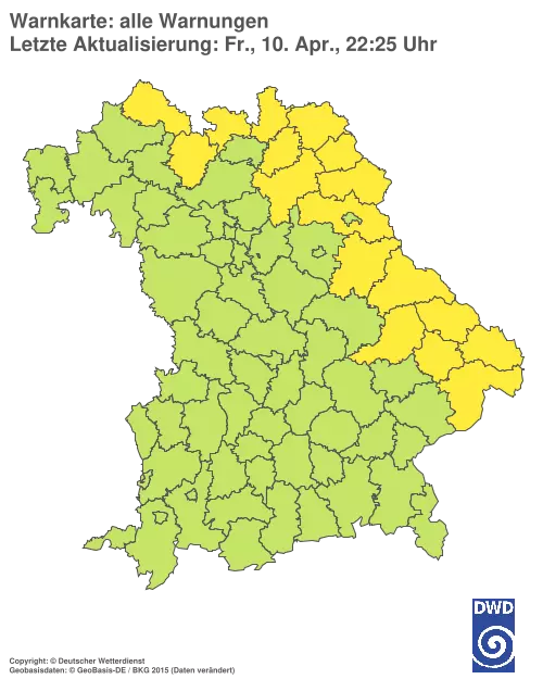 Aktuelle Wetterwarnungen für %region%