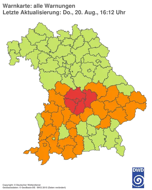 Aktuelle Wetterwarnungen für %region%