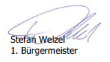 Stefan Welzel - 1. Bürgermeister