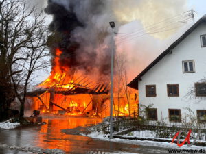 Brand Lagerhalle