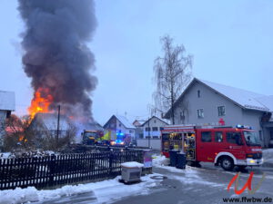 Brand Lagerhalle