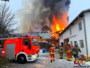 Brand Lagerhalle