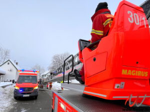 Personenrettung Drehleiter