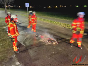 Kleinbrand im Freien