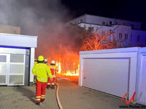 Brand Müllcontainer