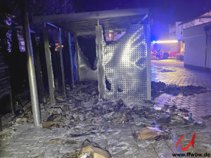 Brand Müllcontainer