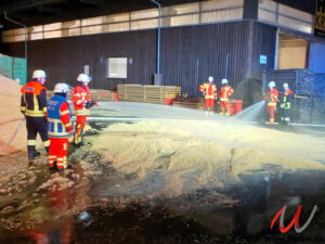 Brand Industriegebäude