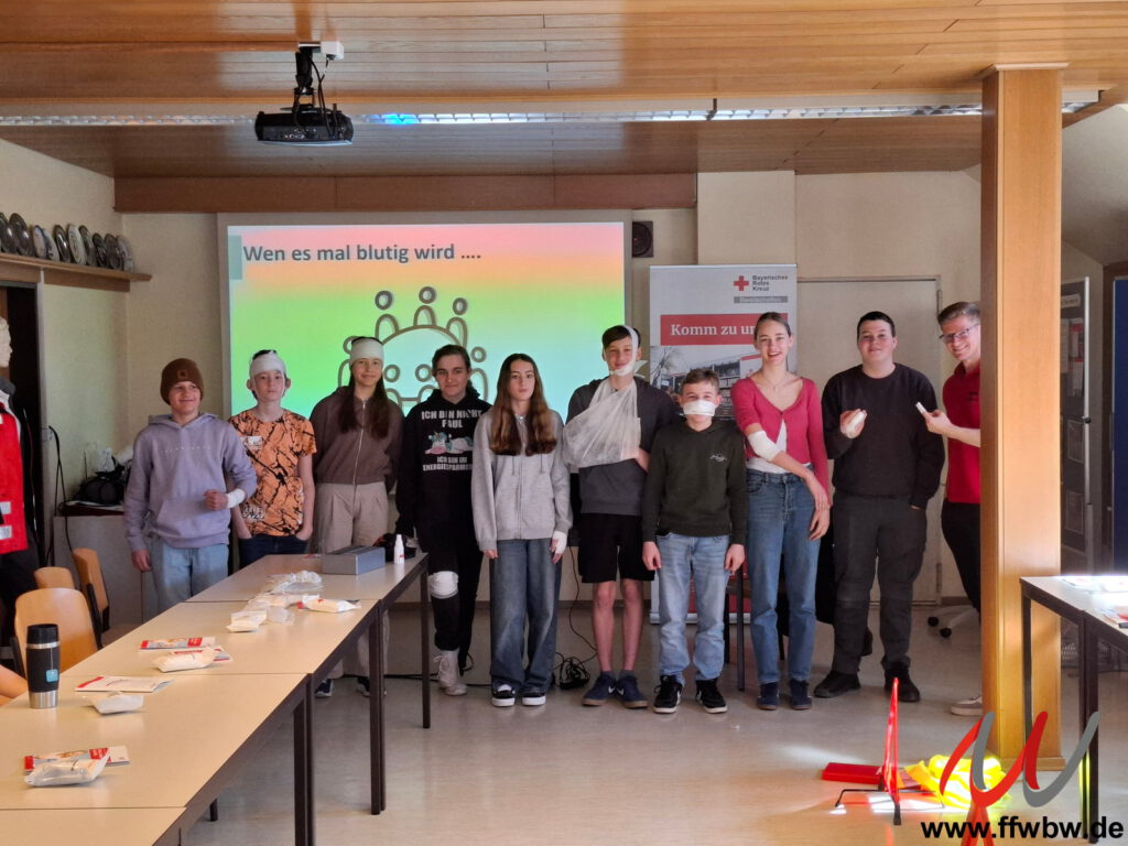 Erste-Hilfe-Kurs der Jugendfeuerwehr