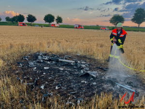 Kleinbrand im Freien