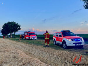 Kleinbrand im Freien