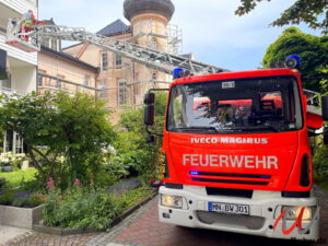 Personenrettung Drehleiter