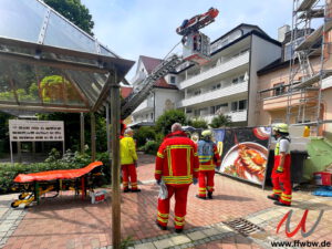 Personenrettung Drehleiter