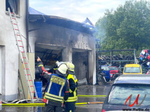 Brand Gebäude