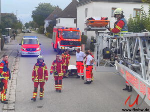 Personenrettung Drehleiter