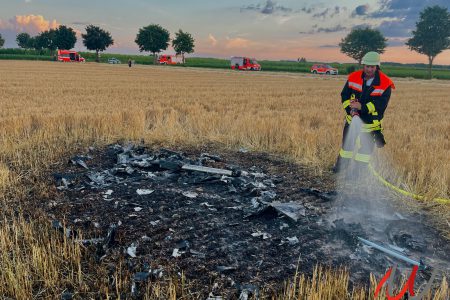 Kleinbrand im Freien