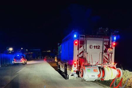 Brand Industriegebäude