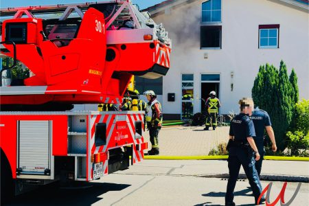 Brand Industriegebäude