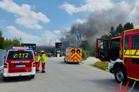 Brand Industriegebäude
