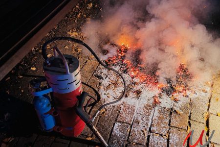 Kleinbrand im Freien